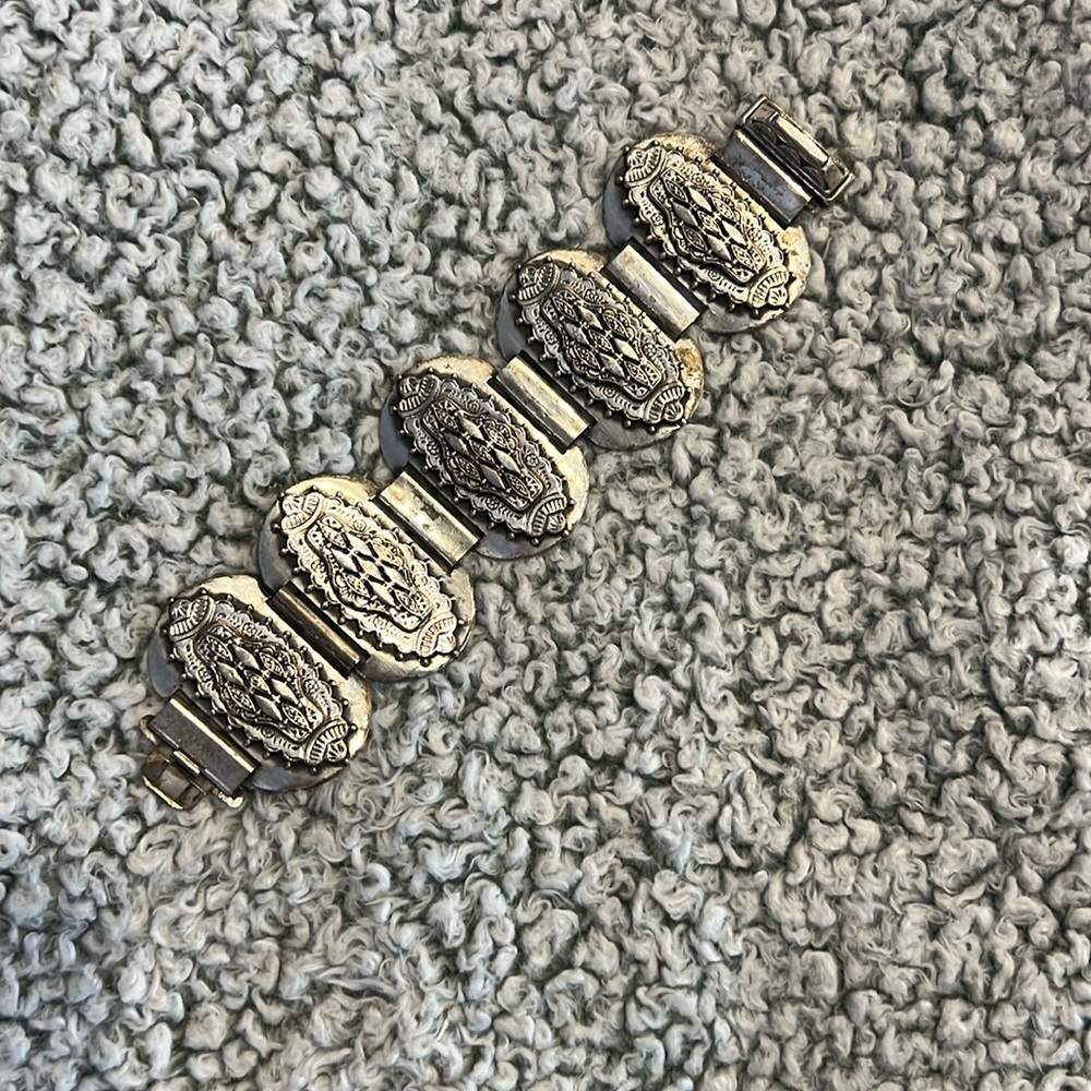 Ornate Silver Bracelet
